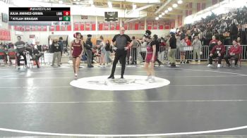 100 lbs Quarterfinal - Julia Jiminez-Grima, Lowell vs Kylah Bragan, Whittier