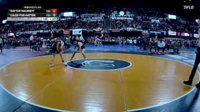 AA - 110 lbs Quarterfinal - Caleb Poe-Hatten, Flathead (Kalispell) vs Dayton Naldrett, Flathead (Kalispell)