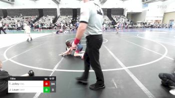 73 lbs Rr Rnd 6 - Tanner Jolley, ICWL Bruisers Blue vs Jack Lauer, Centurion Wrestling