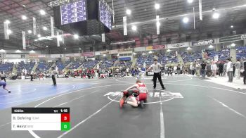 106 lbs Semifinal - Brady Gehring, Team Montana vs Trevor Heinz, Brighton WC