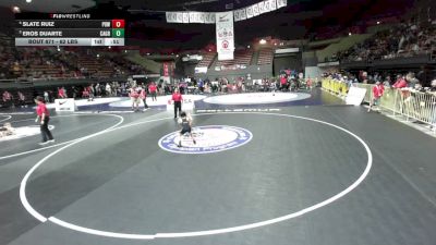 62 lbs 7th Place Match - Slate Ruiz, Project 8 Wrestling vs Eros Duarte, California Grapplers