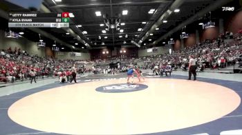 3A 120 lbs 5th Place Match - Letty Ramirez, Juab vs Kyla Evans, Richfield