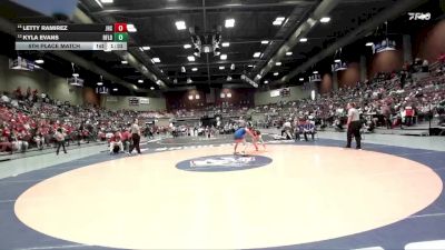 3A 120 lbs 5th Place Match - Letty Ramirez, Juab vs Kyla Evans, Richfield