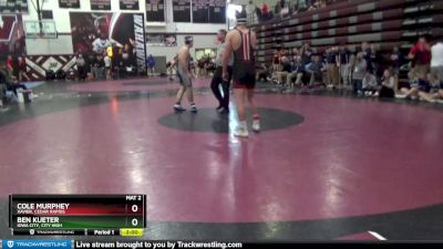 220 lbs Quarterfinal - Ben Kueter, Iowa City, City High vs Cole Murphey, Xavier, Cedar Rapids