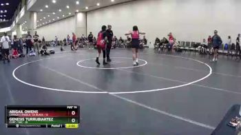 132 lbs Quarters & Wb (16 Team) - Abigail Owens, Charlie`s Angels- GA Black vs Genesis Turrubiartez, CLWC / IWC