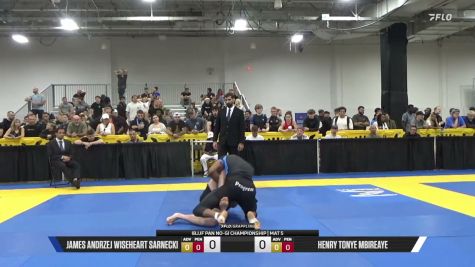 Henry Tonye Mbireaye vs James Andrzej Wiseheart Sarnecki 2026 Pan IBJJF Jiu-Jitsu No-Gi Championship