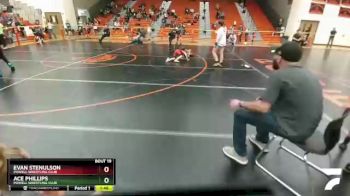 53 lbs Quarterfinal - Evan Stenulson, Powell Wrestling Club vs Ace Phillips, Powell Wrestling Club