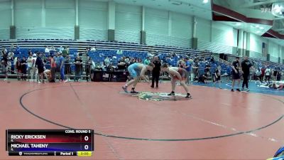 190 lbs Cons. Round 5 - Ricky Ericksen, IL vs Michael Taheny, IL