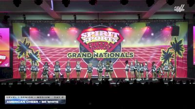American Cheer - SR WHITE [2026 L1 Senior - Medium Day 2] 2026 Spirit Sports Grand Nationals