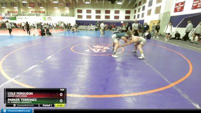 149 lbs Champ. Round 2 - Parker Terronez, St. Ambrose University vs Cole Ferguson, Grand View (Iowa)