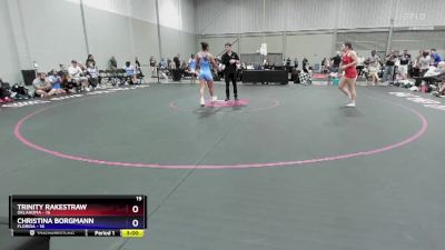 130 lbs Round 3 (8 Team) - Trinity Rakestraw, Oklahoma vs Christina Borgmann, Florida