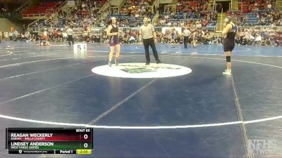 130 lbs Champ. Round 1 - Lindsey Anderson, West Fargo United vs Reagan Weckerly, Harvey - Wells County