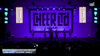 Cheer Infinity Allstars - Code 4 [2026 L4 Senior Open Coed - D2 Day 2] 2026 CANAM Grand Nationals