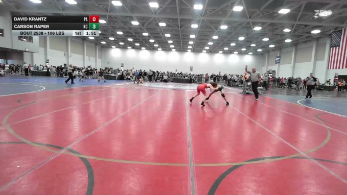 106 lbs Round Of 64 - David Krantz, PA vs Carson Raper, NC