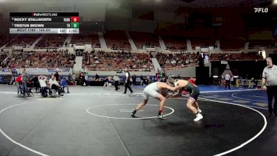 165-D4 Quarterfinal - Tristun Brown, Thatcher High School vs Rocky Stallworth, Yuma Catholic High School