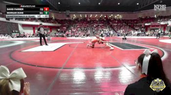 132 lbs Quarterfinals (8 Team) - David Farmer, FT. GIBSON vs Morgan Duke, SALLISAW