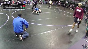 132 lbs Cons. Round 1 - Darian Hernandez Avina, Gibbon Wrestling Club vs Justin Kraus, Mullen Youth Wrestling Club