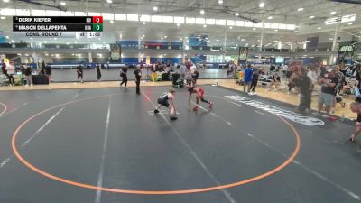 106 lbs Cons. Round 7 - Mason DellaPenta, Unattached vs Derik Kiefer, Roundtree Wrestling