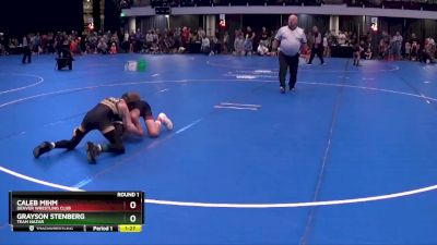 80 lbs Round 1 - Grayson Stenberg, Team Nazar vs Caleb Mihm, Denver Wrestling Club