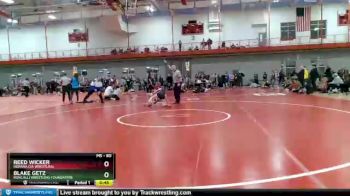 80 lbs Semifinal - Reed Wicker, Indiana CIA Wrestling vs Blake Getz, Roncalli Wrestling Foundation