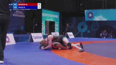 53 kg 1/4 Final - Muskan Muskan, India vs Kaura Coles, Canada