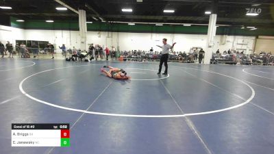 112 lbs Consi Of 16 #2 - Alexander Briggs, OH vs Chase Janawsky, NC