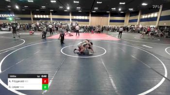 130 lbs Consi Of 8 #2 - Avery Fitzgerald, Red Wave WC vs Gabriella Leiper, Swamp Monsters