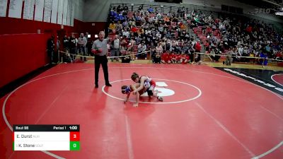 87 lbs Quarterfinal - Kyler Stone, South Park vs Evan Durst, McKeesport Junior High