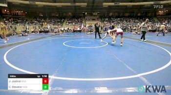 119 lbs Quarterfinal - Jesse Justice, Sperry Wrestling Club vs Cole Stevens, Team Choctaw