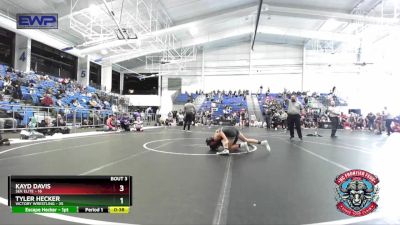 115 lbs Round 2 (4 Team) - Kayd Davis, SEK Elite vs Tyler Hecker, Victory Wrestling