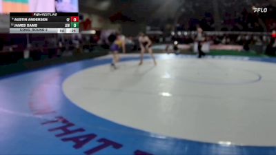 5A 106 lbs Cons. Round 2 - Austin Andersen, Century vs James Sams, Lewiston
