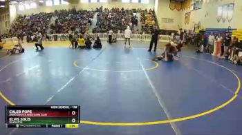 138 lbs Champ. Round 2 - Elvis Solis, Gladiator vs Caleb Pope, Dark Knights Wrestling Club