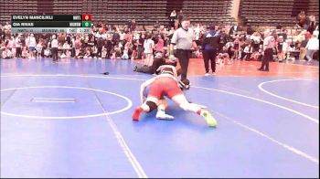 160 lbs Rr Rnd 3 - Evelyn Mancilikli, NewWhale Teel - Girls vs Gia Rivas, MGW Black Widows - Girls