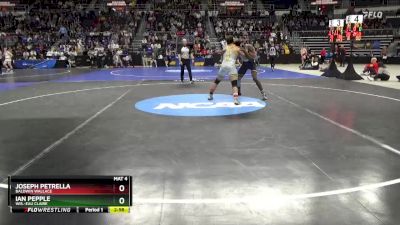 197 lbs Cons. Semi - Joseph Petrella, Baldwin Wallace vs Ian Pepple, Wis.-Eau Claire