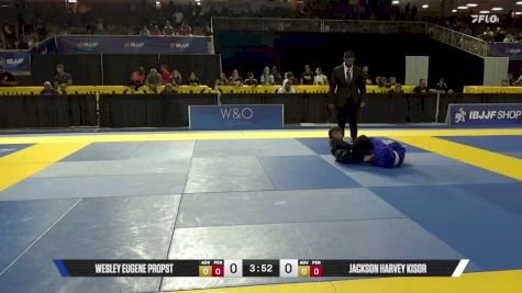 Jackson Harvey Kisor vs Wesley Eugene Propst 2026 Pan Kids Jiu-Jitsu IBJJF Championship