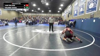120 lbs Champ. Round 2 - Rolando Tafoya, Cesar Chavez vs Juan San Juan, Santa Maria