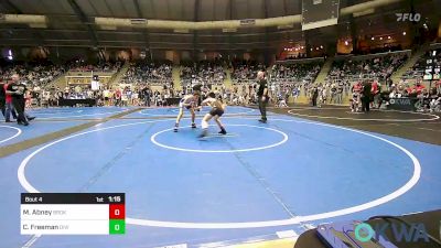 88 lbs Round Of 32 - Maddox Abney, Broken Bow Youth Wrestling vs Cruz Freeman, Division Bell Wrestling