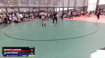 113 lbs Cons. Round 4 - Trandyn Lundquist, WA vs Carter Dawson, OR