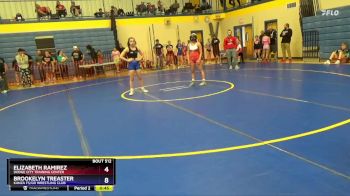 106 lbs Round 1 - Elizabeth Ramirez, Dodge City Training Center vs Brookelyn Treaster, Kanza FS/GR Wrestling Club