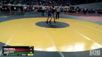 6A-138 lbs Champ. Round 2 - Jacob Smith, Newberg vs Titus Rodela, Jefferson (Portland)