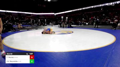 150 lbs Round Of 64 - Felicito Nunez, Shadow Hills vs Noah Reynolds, Clovis