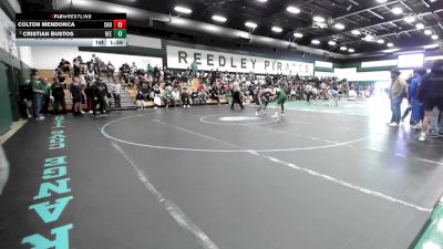 113 lbs Champ. Round 1 - Colton Mendonca, Chowchilla vs Cristian Bustos, Reedley