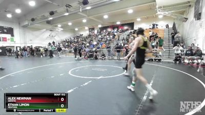 126 lbs Cons. Round 4 - Ethan Limon, Ventura vs Alex Newman, Servite