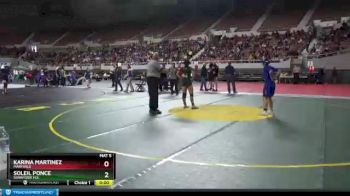 132 lbs Cons. Round 2 - Karina Martinez, Maryvale vs Soleil Ponce, Sunnyside H.S.