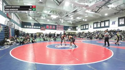 159 lbs Cons. Round 2 - Adrian Martinez, Oak Hills vs Jose Gonzalez, El Dorado High School