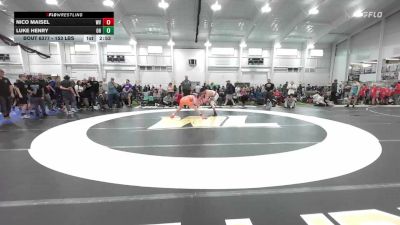 153 lbs Semifinal - Nico Maisel, WV vs Luke Henry, OH