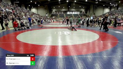 88 lbs Semifinal - Riley Frierson, Roundtree Wrestling Academy vs Mark Garren, Rogue Wrestling