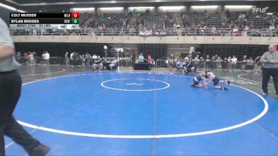 93 lbs 5th Place - Colt Musser, Milroy vs Dylan Rhodes, Bedford