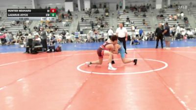 132 lbs Rr Rnd 2 - Hunter Neuhard, Buffalo Valley Blue - HSB vs Lazarus Joyce, Shore Thing Surf - HSB