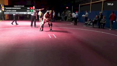 157 lbs Round 2 - Layen LaGue, Osage vs Mason Hjortshoj, PCM, Monroe